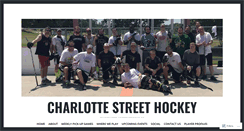 Desktop Screenshot of charlottestreethockey.com