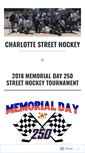 Mobile Screenshot of charlottestreethockey.com